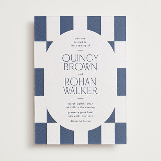 Beech Letterpress Wedding Invitations