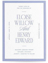 Letterpress Wedding Invitations