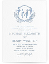 Hummingbird Botanicals Letterpress Wedding Invitations