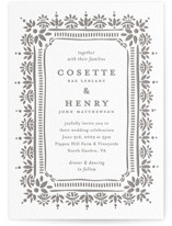 Cosette Letterpress Wedding Invitations
