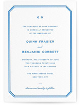 Brasserie Letterpress Wedding Invitations