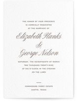 Basque Letterpress Wedding Invitations