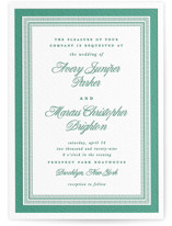 Archer Letterpress Wedding Invitations