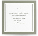 The Verdure Suite Letterpress Wedding Invitations