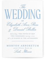 Big Day Letterpress Wedding Invitations