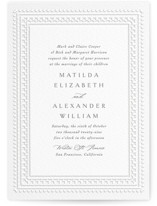Heirloom Needlework Letterpress Wedding Invitations
