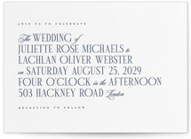 London Letterpress Wedding Invitations