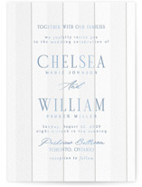 Subtle Stripes Letterpress Wedding Invitations