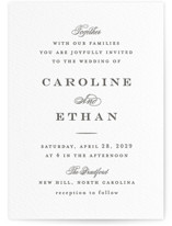 Proper Letterpress Wedding Invitations