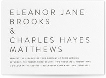 Kismet Letterpress Wedding Invitations