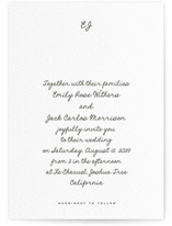 Letterpress Wedding Invitations