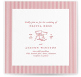 Classic Cherries Letterpress Wedding Invitations