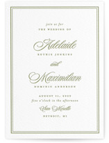 museo Letterpress Wedding Invitations
