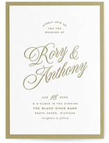 rory Letterpress Wedding Invitations
