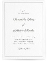 Tux Letterpress Wedding Invitations