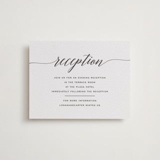 Someone Like You Letterpress Reception Cards