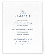 Letterpress Reception Cards