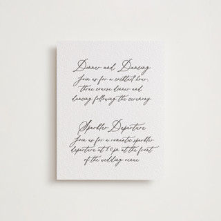Ever classic Letterpress Reception Cards