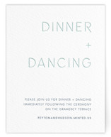 Letterpress Reception Cards