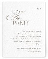 Letterpress Reception Cards