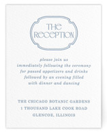 Letterpress Reception Cards
