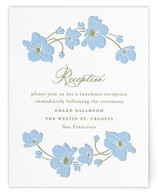 Anemones Letterpress Reception Cards