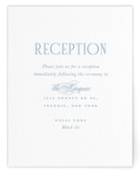 Hamptons Letterpress Reception Cards