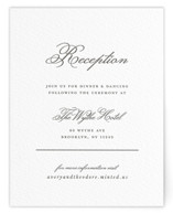Bliss Letterpress Reception Cards