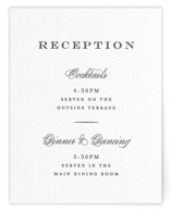 Proper Letterpress Reception Cards
