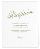 Letterpress Reception Cards