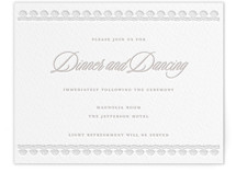 Shell Border Letterpress Reception Cards