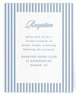 Catamaran Letterpress Reception Cards
