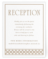 Parker Letterpress Reception Cards