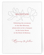 simply happy Letterpress Reception Cards