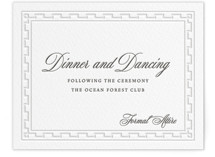 Infinite Letterpress Reception Cards