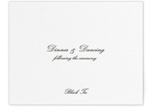 Letterpress Reception Cards