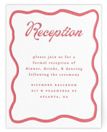 Prep School Letterpress Reception Cards