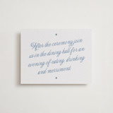 Cheers Letterpress Reception Cards