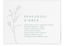 Letterpress Rehearsal Dinner Cards