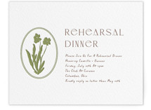 Letterpress Rehearsal Dinner Cards