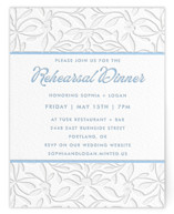Letterpress Rehearsal Dinner Cards