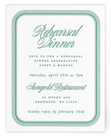 Archer Letterpress Rehearsal Dinner Cards