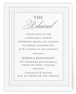 Kamal Letterpress Rehearsal Dinner Cards