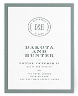The Ranch Letterpress Rehearsal Dinner Cards