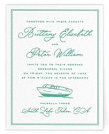 Lakeview Letterpress Rehearsal Dinner Cards