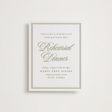 museo Letterpress Rehearsal Dinner Cards