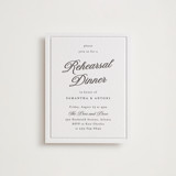 Tux Letterpress Rehearsal Dinner Cards
