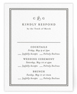 Letterpress Multi-Event RSVP Cards