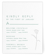 Letterpress Multi-Event RSVP Cards