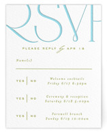 Letterpress Multi-Event RSVP Cards
